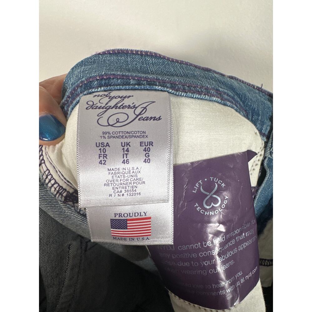 NYDJ New Lift and Tuck Technology Size 10 Modern Boot Stretch - Picture 9 of 10